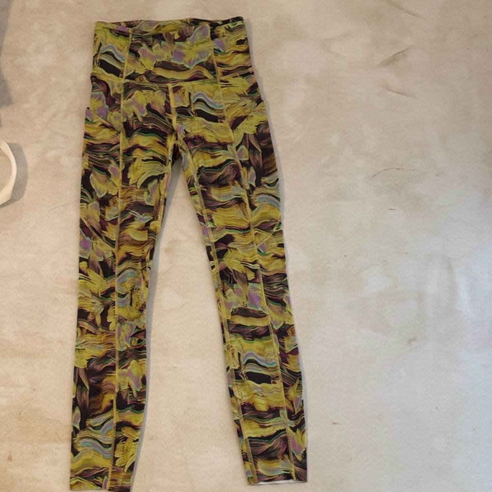 lululemon athletica Multicolor Patterned Leggings